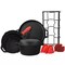 12-Piece Cast Iron Cookware Set with Skillets Dutch Oven Pizza Pan and Silicone Grips
